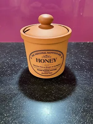 Buy Henry Watson Pottery The Original Suffolk Jar Terracotta Honey Pot & Lid • 9.95£