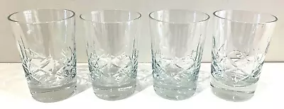 Buy Crystal Glasses X 4 Small 3.25'' High 125ml Capacity (Last Chance To Buy) • 4.99£