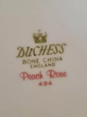 Buy Vintage DUCHESS BONE CHINA Peach Rose 3 Tier CAKE STAND • 24.99£