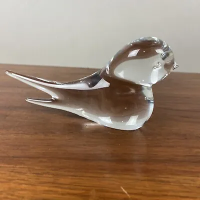 Buy Unmarked Blown Glass Bird Paperweight Swallow Or Robin? Heavy EUC  • 8.88£