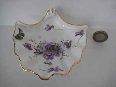 Buy Hammersley Victorian Violets Design English Bone China Shell Shape Dish Small  • 17.99£