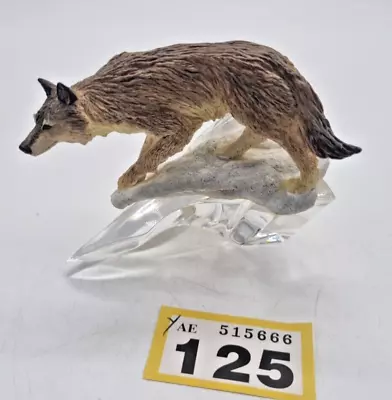 Buy Franklin Mint Alaskan Wildlife Wolf Figurine Sculpture  TFM X1 LOT YAE125 • 15£