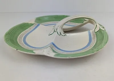 Buy Vintage Newhall Pottery Of Hanley Ceramic 3 Section Serving Dish With Handle  • 16.99£