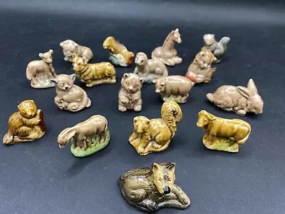 Buy Wade Whimsie Animal Bundle X 17 Various China Miniatures Collectable Critters • 20.38£