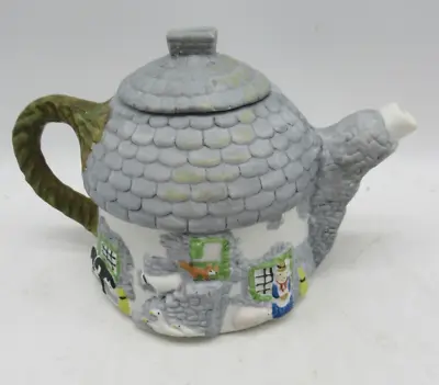 Buy CHRISTOPER WREN Decorative Teapot Fine China Cottages • 4.99£