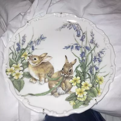 Buy Royal Albert Bone China Spring Capers No1 Plate Rabbits & Primroses • 8.50£