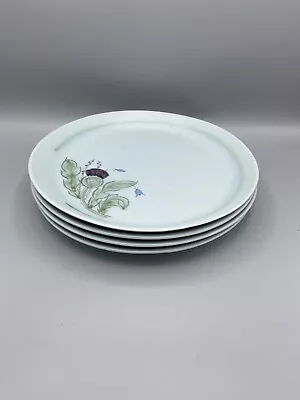 Buy 4 Buchan Portobello Thistle Stoneware Dinner Plates, 10” Thistleware 289-10 • 96.42£