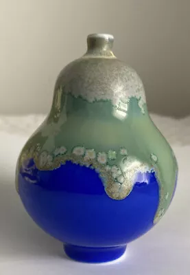 Buy Miniature Weed Pot Vase 3  Studio Art Pottery Sage Green Blue   Unsigned • 28.72£