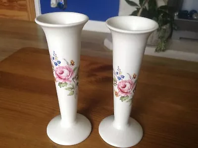 Buy Pair Of Axe Vale Pottery Rose Vase's • 10£