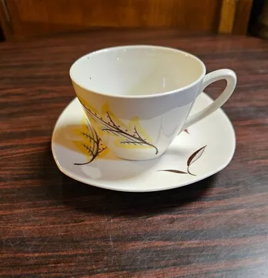 Buy Midwinter Falling Leaves Coffee Cup And Saucer Jessie Tait • 6£