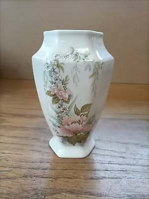 Buy Vintage Melba Ware Pottery Floral Design Vase (16cm)  Staffordshire England • 3.15£