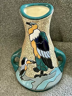 Buy Amphora Art Pottery Bird Vase • 81.85£
