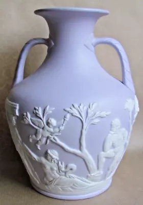 Buy Samuel Alcock Cobridge Lavender Portland Vase (10458) • 436.50£