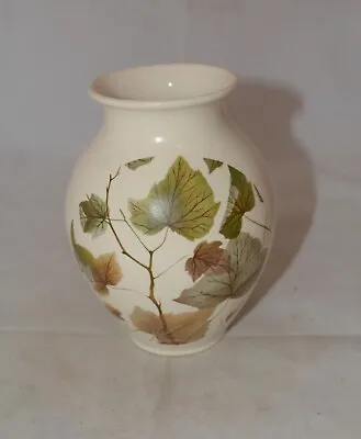 Buy New Devon Pottery Leaf Decorated Vase • 7.49£