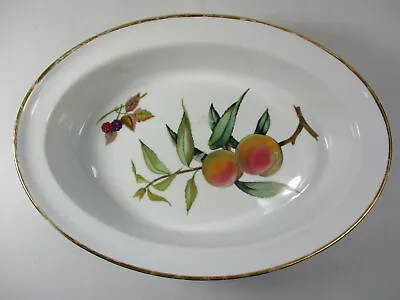Buy Royal Worcester Evesham Vale Gold Oval Pie Dish Oven To Tableware - 11  • 7£