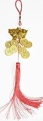 Buy Year Of The Pig Chinese Feng Shui Lucky Hanging Decoration Charm With Red Tassel • 8.99£