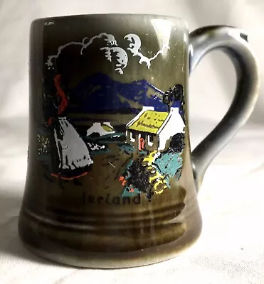 Buy Ceramic Mini Mug Cup Shot Glass Irish Country Side Wade Ireland • 9.45£