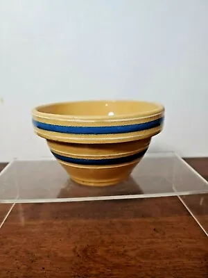 Buy Beautiful 5  Yelloware Stoneware Antique Blue Band Bowl - Great Quality • 32.53£