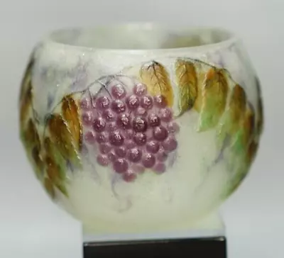 Buy 1915 Art Nouveau French Gabriel Argy Rousseau Pate De Verre Glass Vase Sorbier • 990.67£