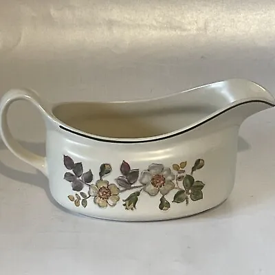 Buy Marks & Spencer M&S Autumn Leaves Gravy Boat In Excellent Cond Vtg Cottage Style • 8£