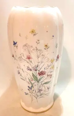 Buy Aynsley Vase Summer Sketches Bone China 9  England Floral • 18£