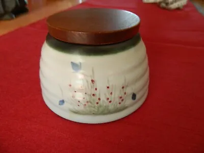 Buy Vintage Buchan Portobello Scotland Finest Stoneware Lidded Jar Honey Beehive • 14.99£