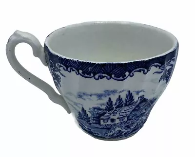 Buy Myott The Brook Blue & White Pottery Tea Cup • 10£