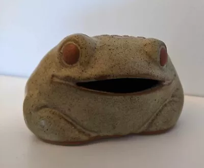 Buy Vintage Presingoll Pottery Cornwall Stoneware Frog/Toad Money Box • 6£