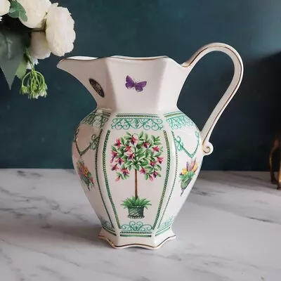Buy Aynsley Victorian Garden Vintage Jug / Pitcher / Vase Made In England Bone China • 29£