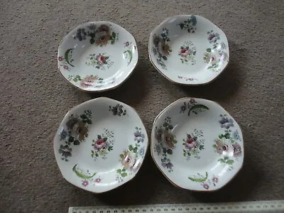Buy Set Of Four  Vintage  F.winkle & Co Whieldon Ware Colonial Pottery Floral Dishes • 9.99£