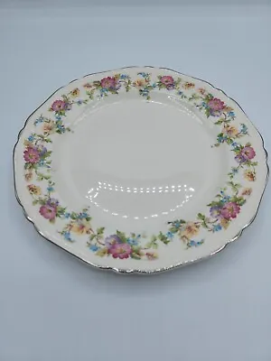 Buy  Crown Ivory Dinner Plate Floral China Dinnerware Collectible Vintage 10 In. • 13.36£