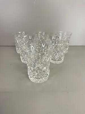 Buy Antique Set Of 6 19th Century Cut Glass Whisky Tumblers - Stunning • 99£