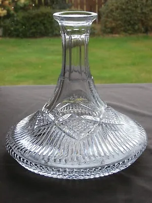 Buy Tyrone Crystal  SLIEVE DONARD   Ships Decanter  - No Stopper - Stamped • 19.99£
