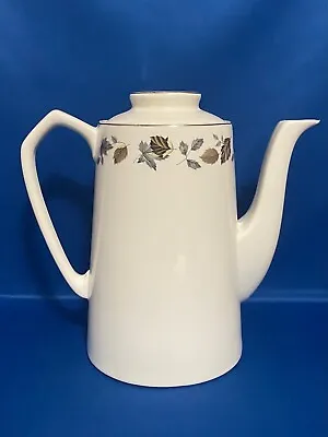 Buy Alfred Meakin Coffee Pot Tea Pot Springwood Design 1975/76 Vintage Leaves Design • 6.50£