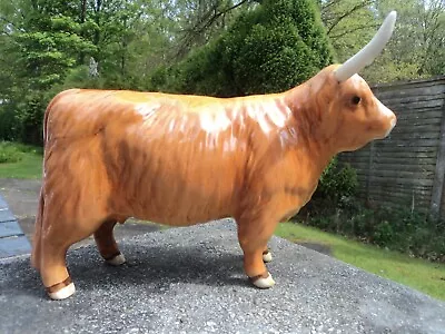 Buy Vintage Beswick Gloss Highland Cow. • 29.99£