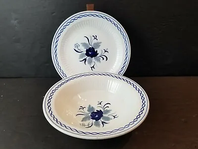 Buy Baltic Blue By Adams China 6 1/4  Bread And Butter Plate,  6 1/2  Rimmed Soup... • 9.45£