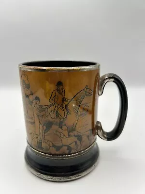 Buy Arthur Wood Pottery Treacle Glazed Mug -Ye Olde Coaching And Hunting Days' • 12£