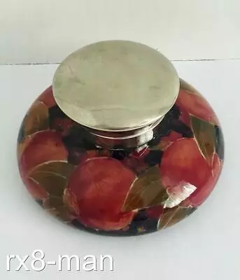 Buy Stunning Rare Antique Early Moorcroft Pottery Pomegranate Pattern Inkwell • 231£