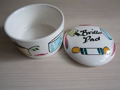 Buy Toni Raymond Pottery - Brillo Hand Painted Brillo Pad Pot • 4.95£