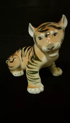 Buy Vintage Lomonosov Porcelain Tiger Cub Figurine Made In Ussr Sant Peterborough  • 14.99£