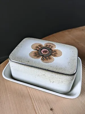 Buy Denby Langley Westbury Butter Dish Lid Cover Rare Vintage 1970s • 28£