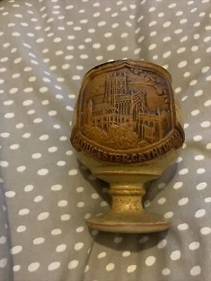 Buy Gloucester Cathedral Stonewear Pottery Goblet  • 2£