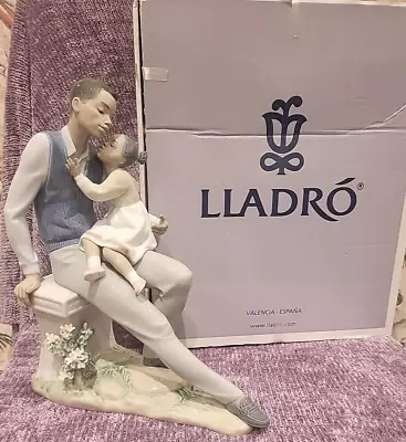 Buy Lladro Daddy's Little Sweetheart MINT 6202 New In Box RARE Rrp £575 Now £199 ! • 199£