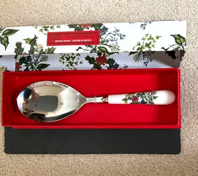 Buy Portmeirion The Holly & The Ivy Large Christmas Ceramic Handle Serving Spoon • 12.99£