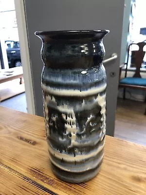 Buy Vintage WELSH LLANGOLLEN Studio Pottery Vase 23.5 Cms • 50£