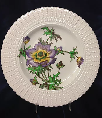 Buy Royal Cauldon 2478 Flower Series Luncheon Plate 9 3/4  Purple Flowers Dots • 27.43£