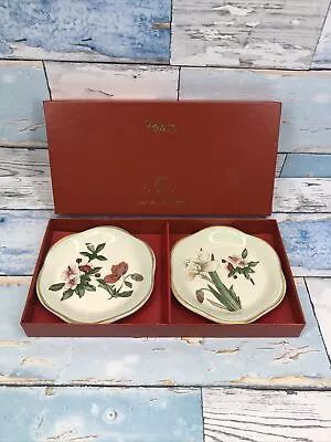 Buy Royal Worcester Spode's Palissy Royal Collection Twin Jade  Trays (boxed) • 5.99£