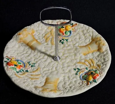 Buy A Newport Pottery Clarice Cliff Celtic Harvest Pattern Cake Plate • 50£