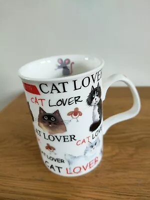 Buy Royal Kirkham Cat Mug.   Love My Cat    Fine China. Cat Lover Kittens Gift  • 9.75£