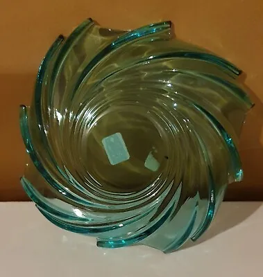 Buy Vintage Green Glass Fruit Bowl. NEW IN THE BOX • 5.99£